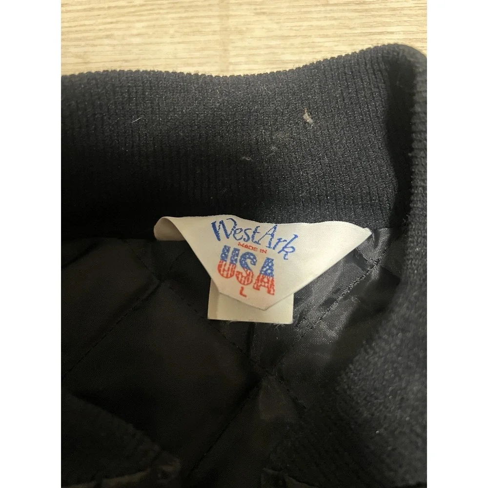 Vintage Spies Hecker Embroidered Logo  Varsity Jacket Men's M Automotive Paint‎